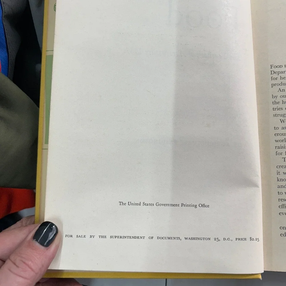 Food Yearbook of Agriculture 1959‎ USDA Government Printing Office